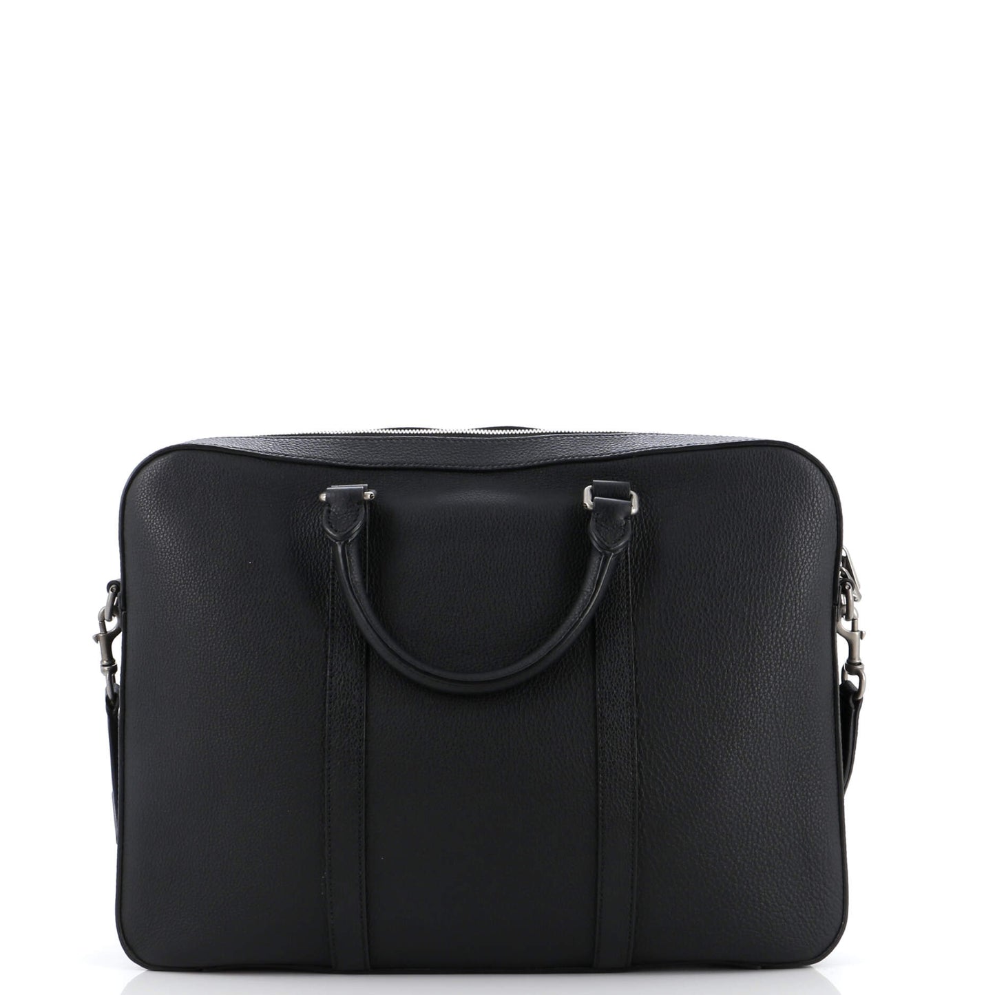 Logo Briefcase Leather Medium