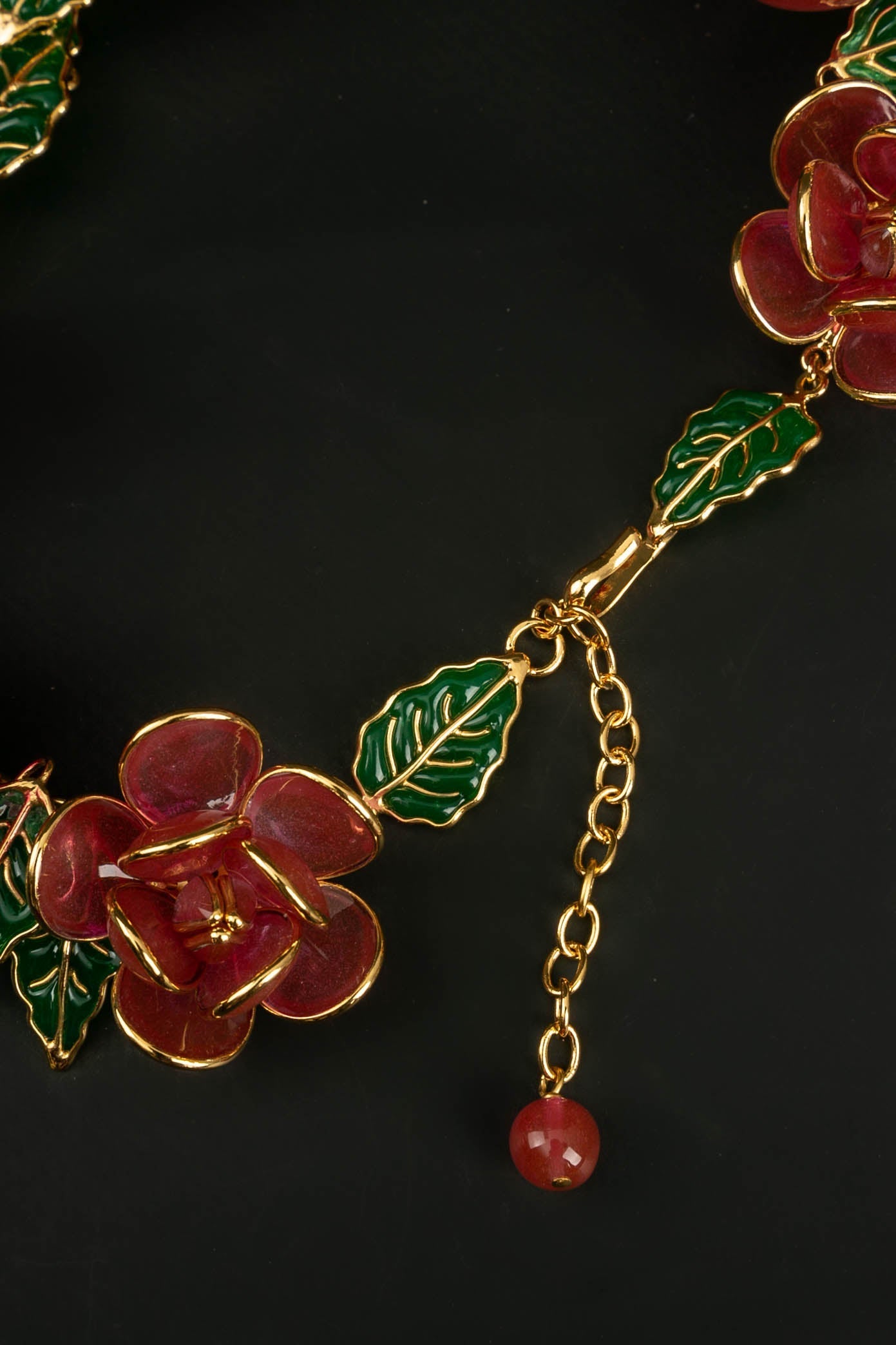 Collier en pÃƒÆ’Ã‚Â¢te de verre Augustine