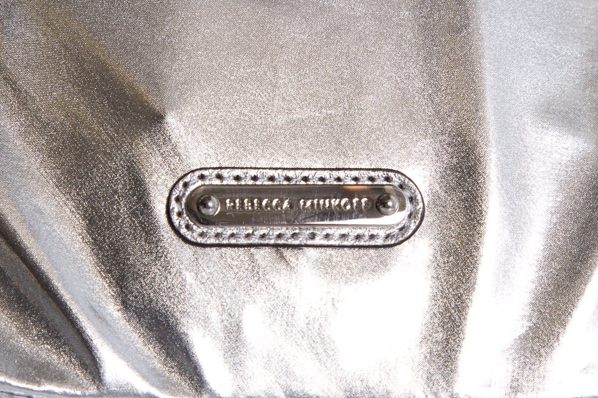 Rebecca Minkoff Silver Metallic Backpack