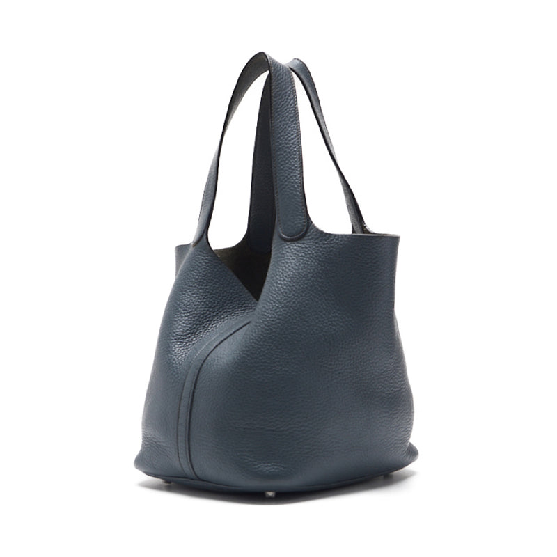 HERMES ERMES Picotin Lock MM Tote Bag  Clemence Blue Orange (Silver G ) Tortoise Bag  Start Bag Lady Back Shoulder Bag Hybrid ÃƒÂ£Ã¢â€šÂ¬Ã‚Â ShipÃƒÂ£Ã¢â€šÂ¬Ã¢â‚¬Ëœ Dharma Bookstore Online