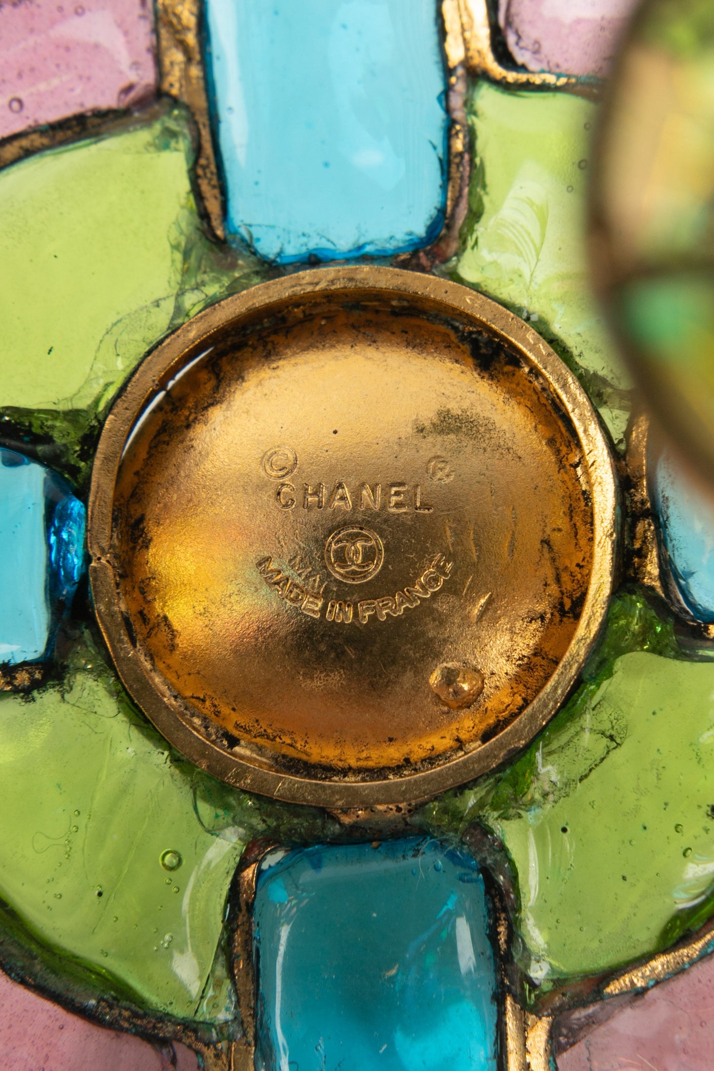 Bracelet en pÃƒÆ’Ã‚Â¢te de verre Chanel