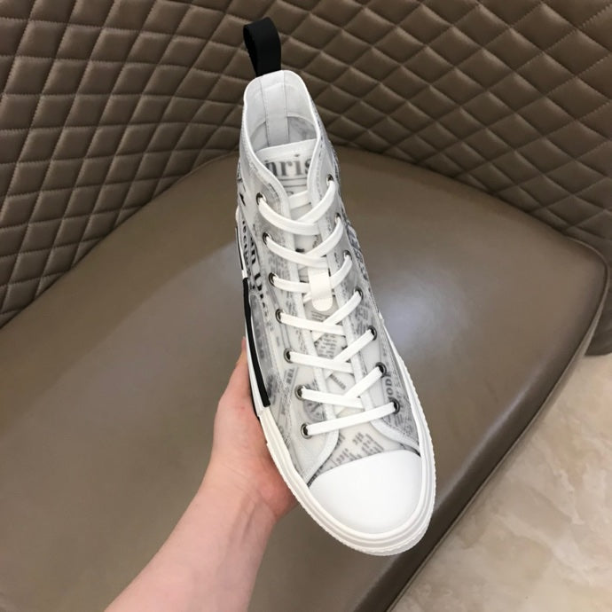 GLM - DIR B23 Newspaper HIGH-TOP SNEAKER