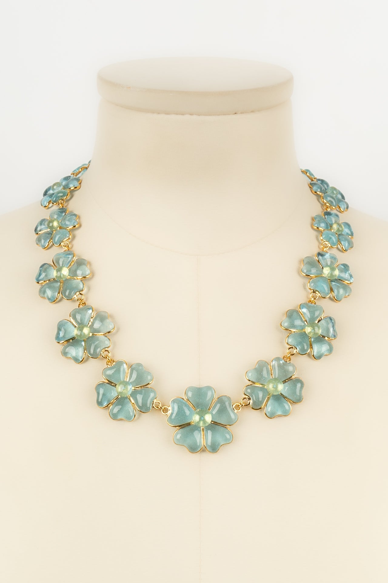 Collier en pÃƒÆ’Ã‚Â¢te de verre Augustine