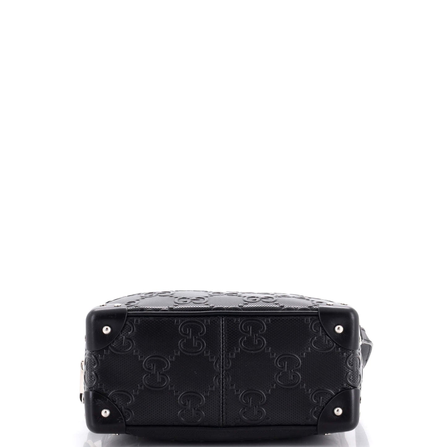 Trunk Shoulder Bag GG Embossed Leather