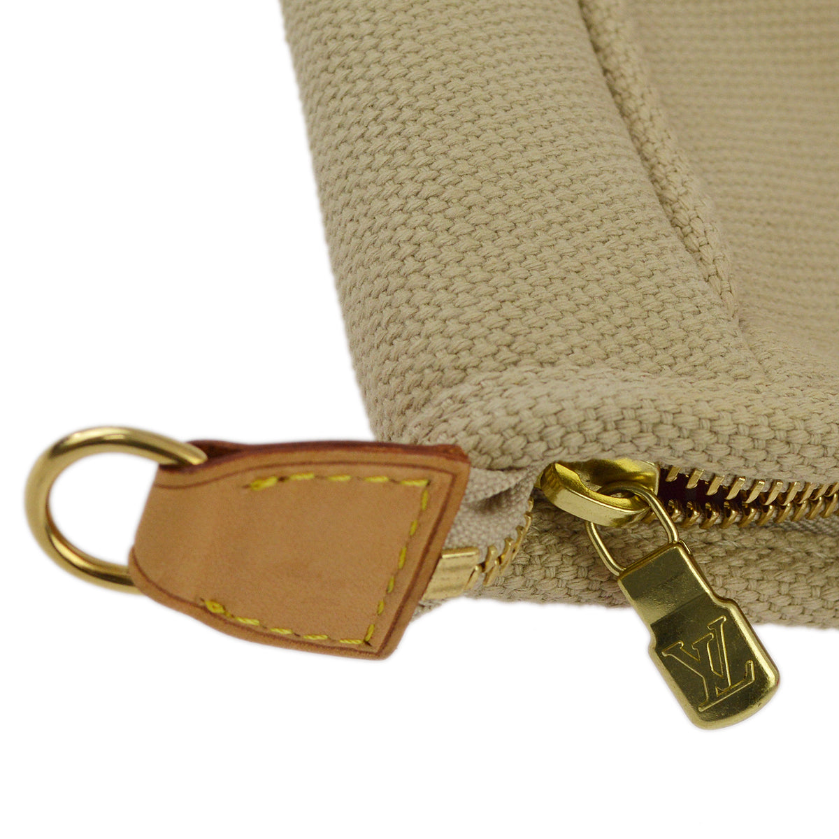 Louis Vuitton Beige Antigua Cabas GM Tote Handbag M40032