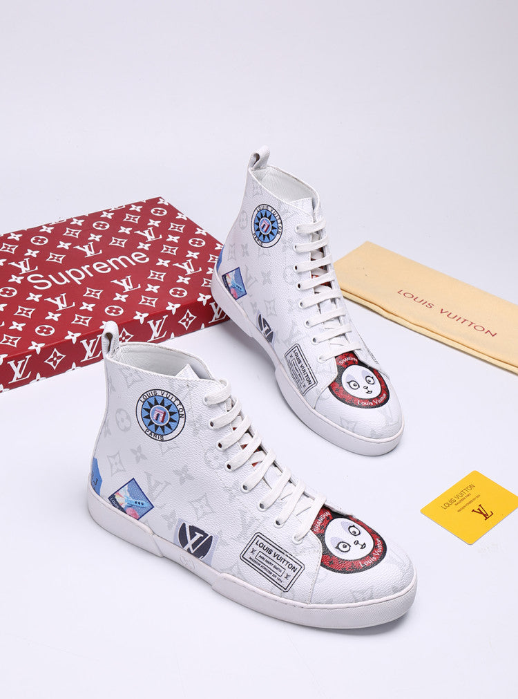 GLM - LUV Stellar Trainer Boot White Sneaker