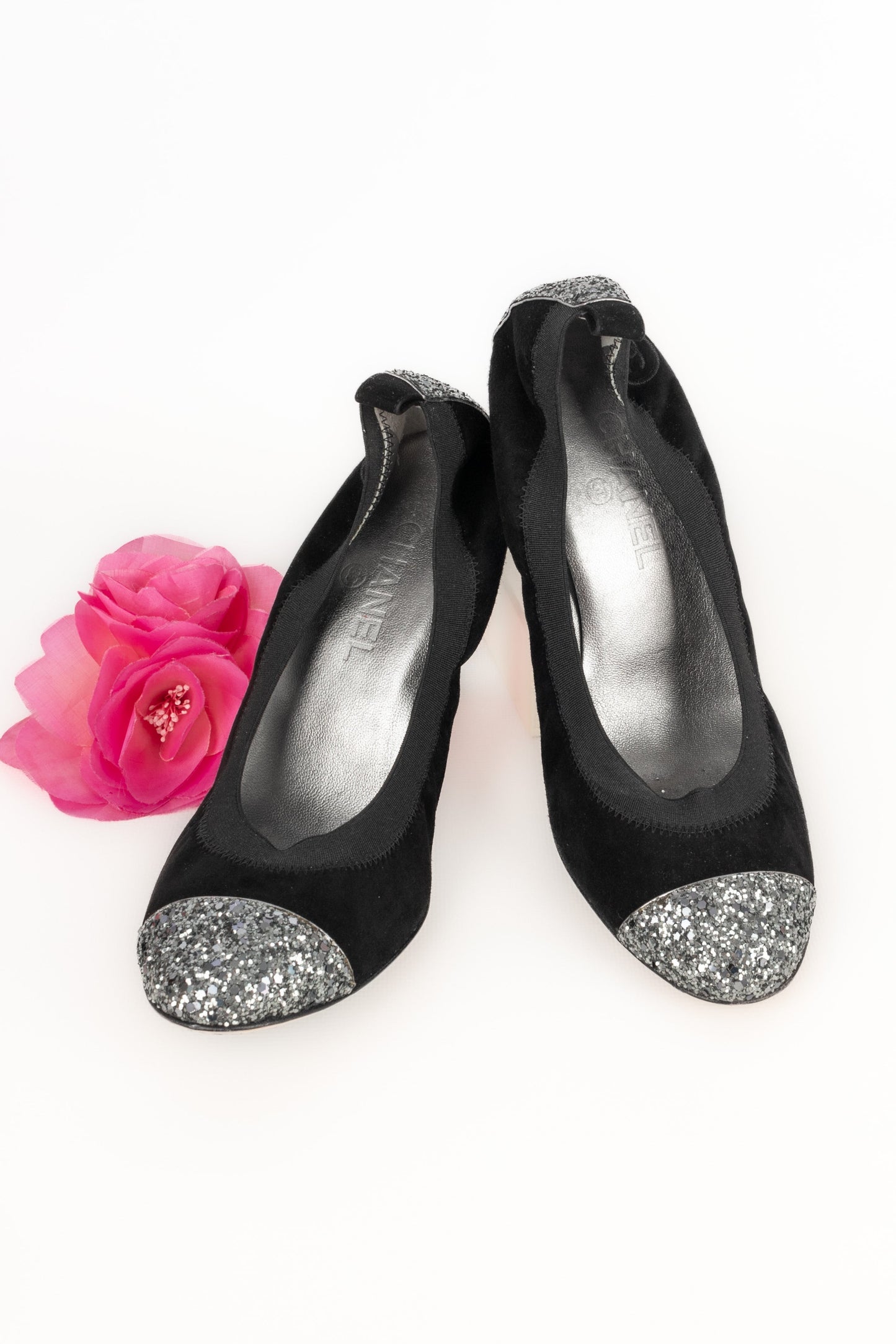 Escarpins Ã  paillettes Chanel