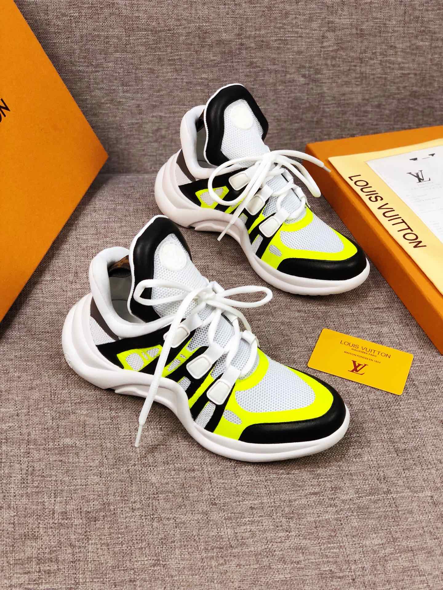 GLM - LUV Archlight Black White Yellow Sneaker