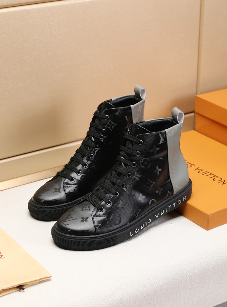 GLM - LUV Stellar Trainer Boot Black Gray Sneaker