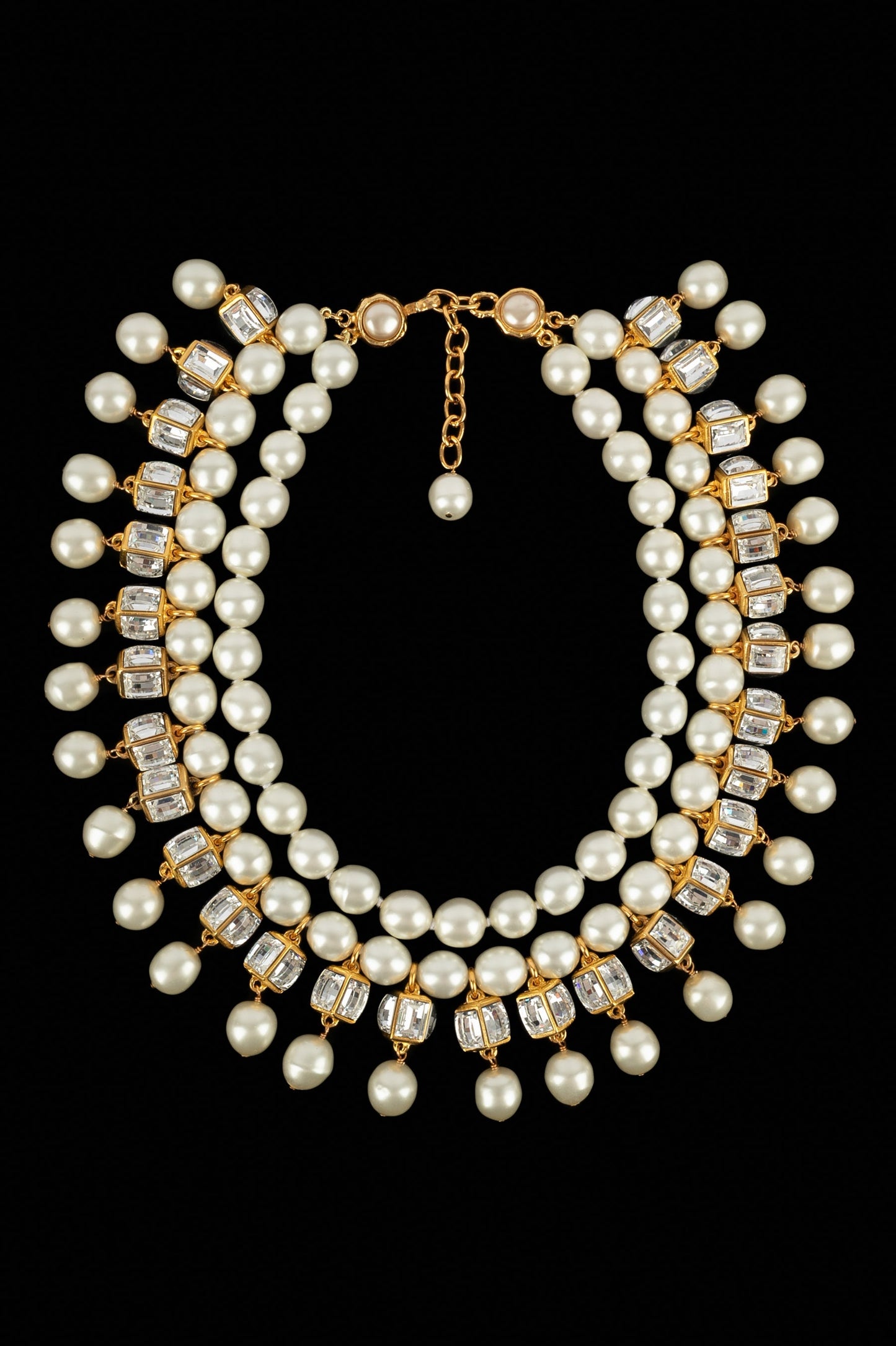 Collier plastron Chanel 1990's