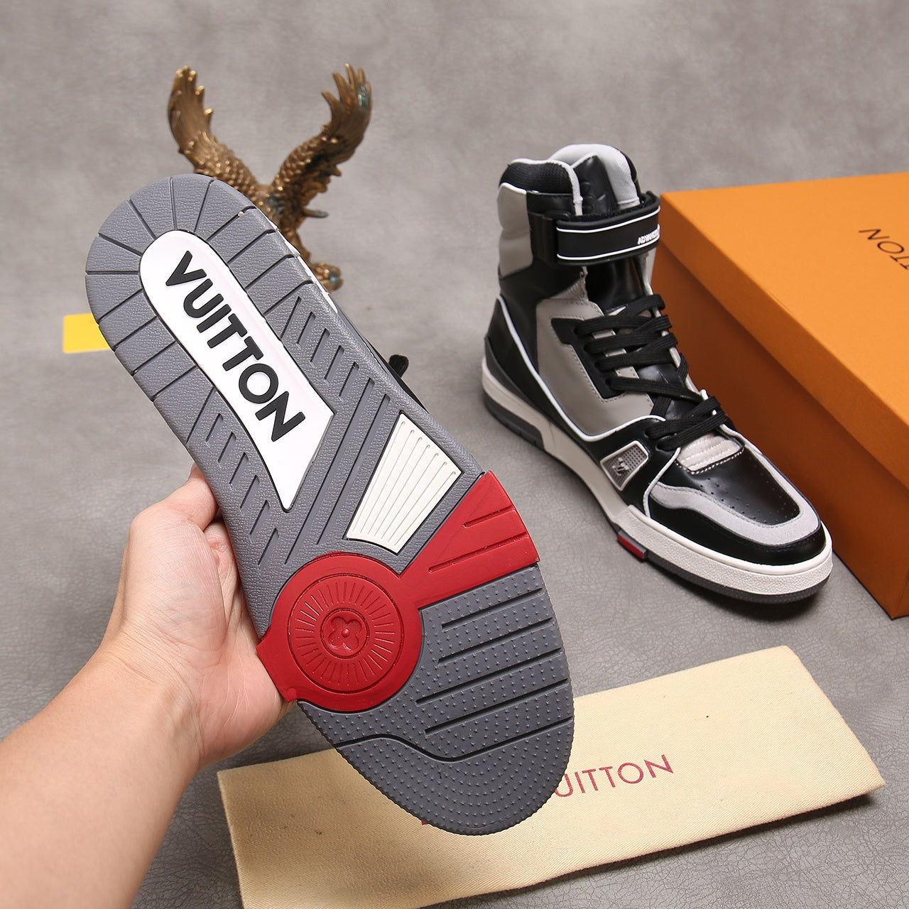 GLM - LUV Traners Inspired Black Gray Sneaker