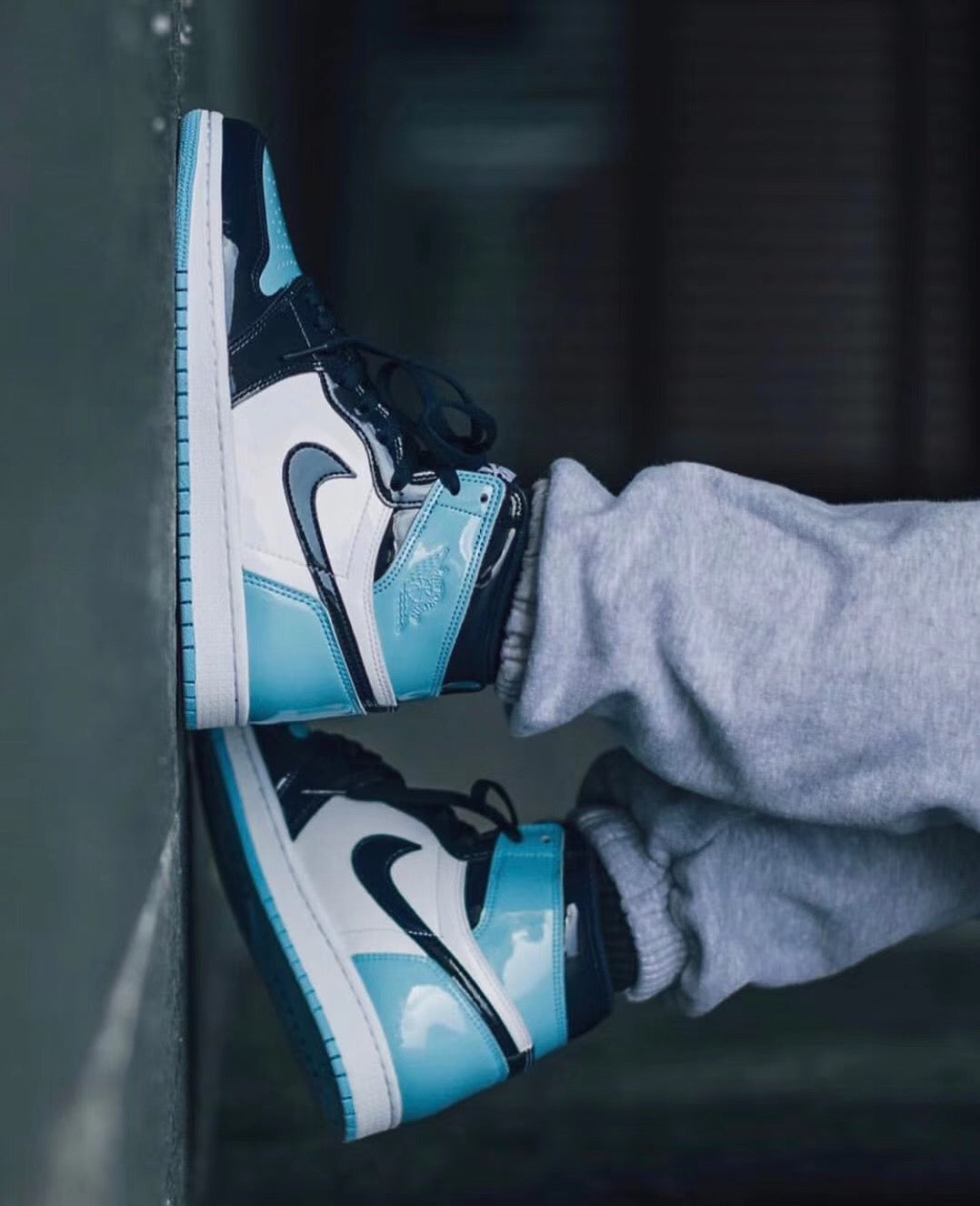 GLM - AJ1 North Carolina Patent Leather
