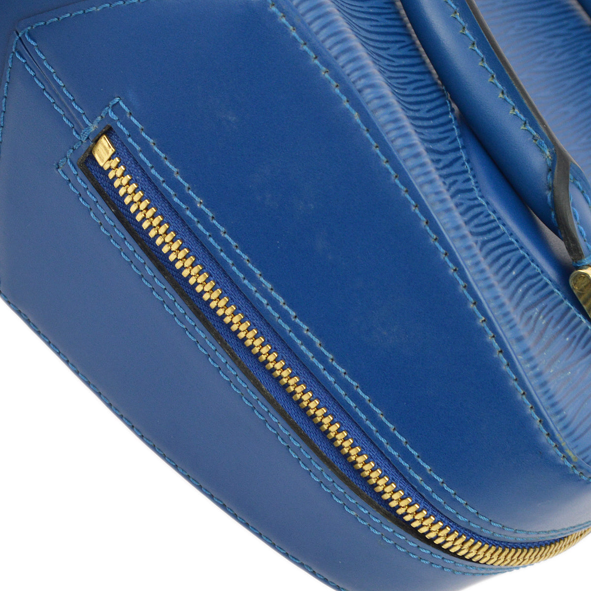 Louis Vuitton Blue Epi Sablon Handbag M52045
