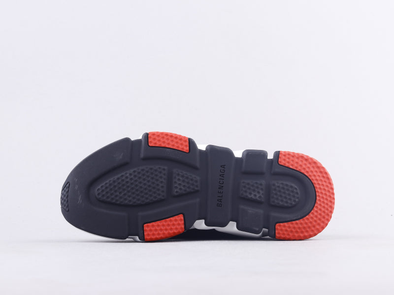 GLM - Bla Socks And Shoes Black And White Red Sneaker