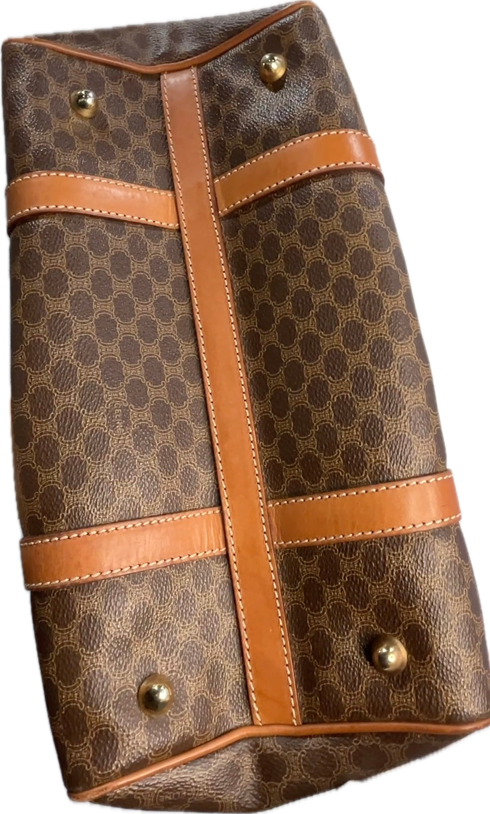 CÃƒÆ’Ã‚Â©line Macadam Brown Canvas Travel Bag ce5522cc