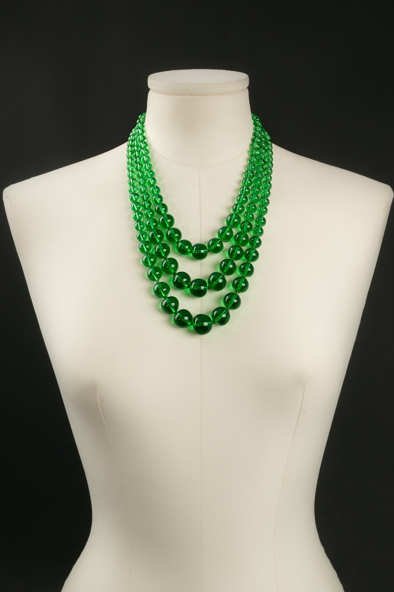 Collier de perles de verre