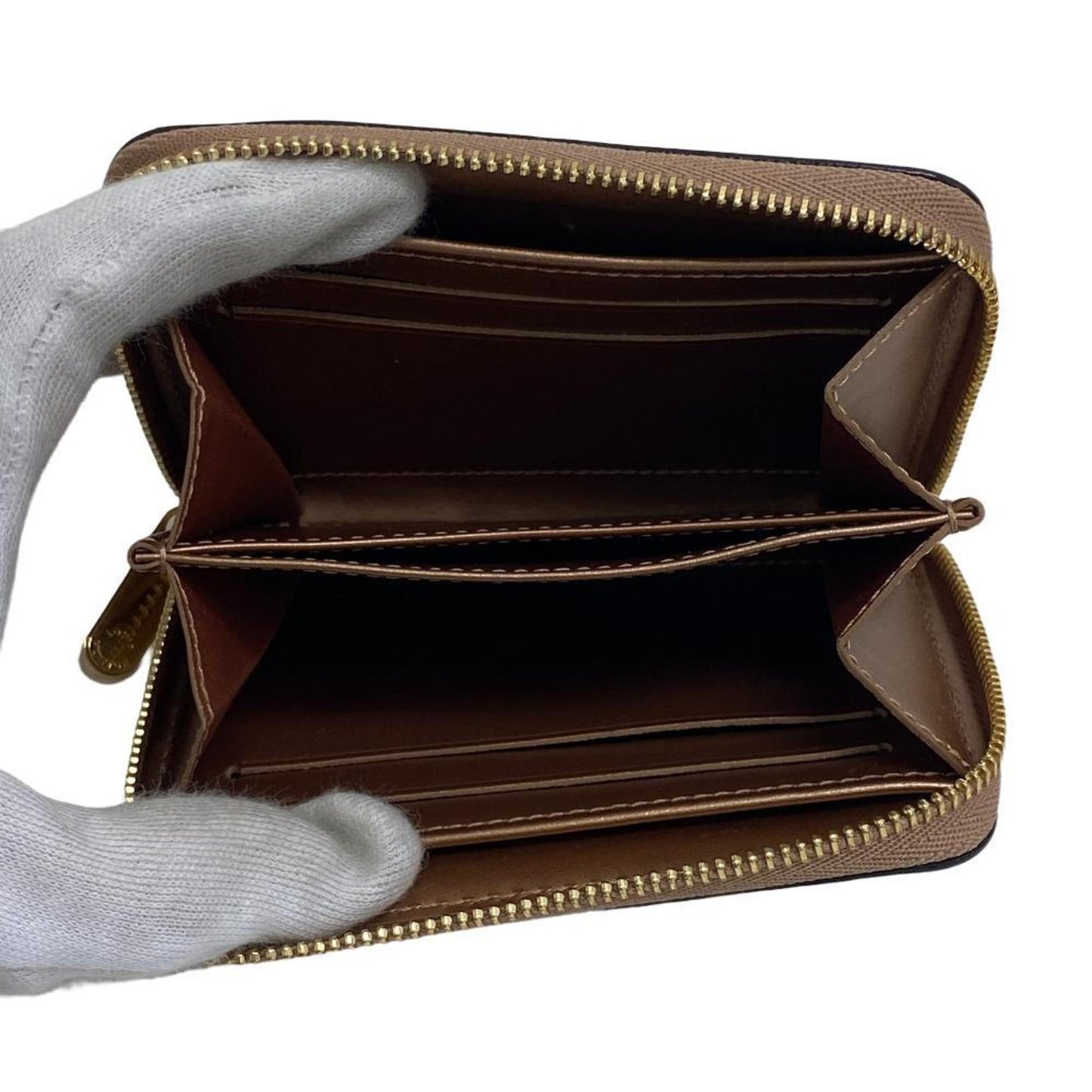 Louis Vuitton Zippy Coin Purse  Canvas Wallet  ()