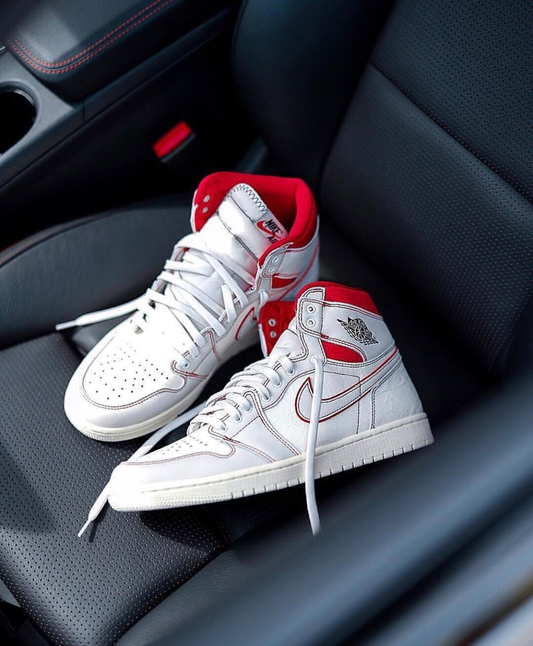 GLM - AJ1 white and red manuscript