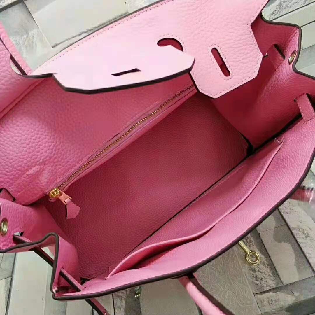 GLAMI Birkin Pink For Women Gold Toned Hardware 14in/35cmÃ‚Â 