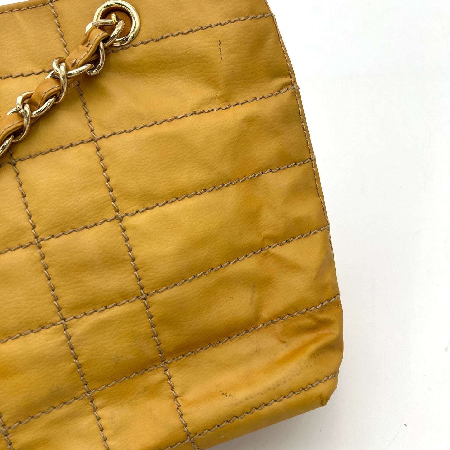 CHANEL Patent Chocolate Bar Tote ch9565ss