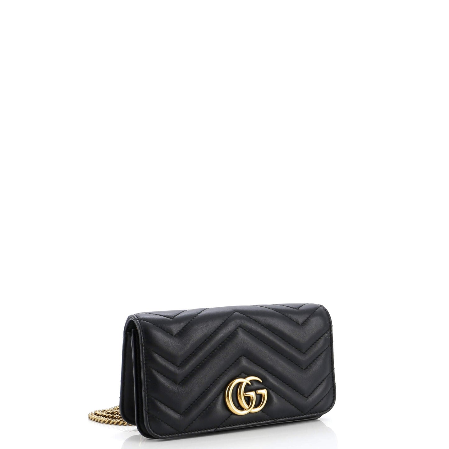 GG Marmont Chain Flap Bag Matelasse Leather Mini