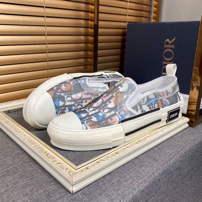 GLM - DIR B23 Slip MultiColor And White LOW-TOP SNEAKER