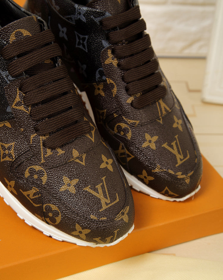 GLM - LUV GLMnogram Denim Brown Sneaker