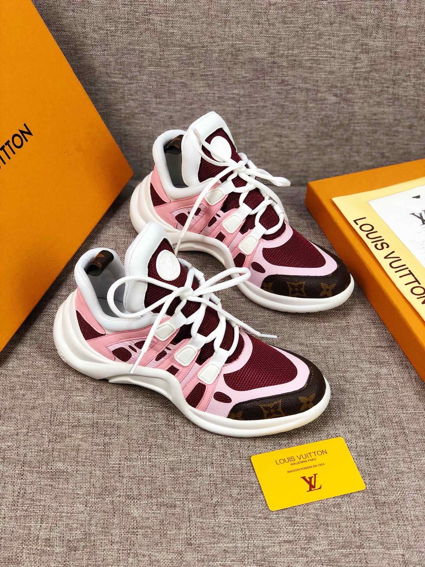 GLM - LUV Archlight Pink Brown Sneaker