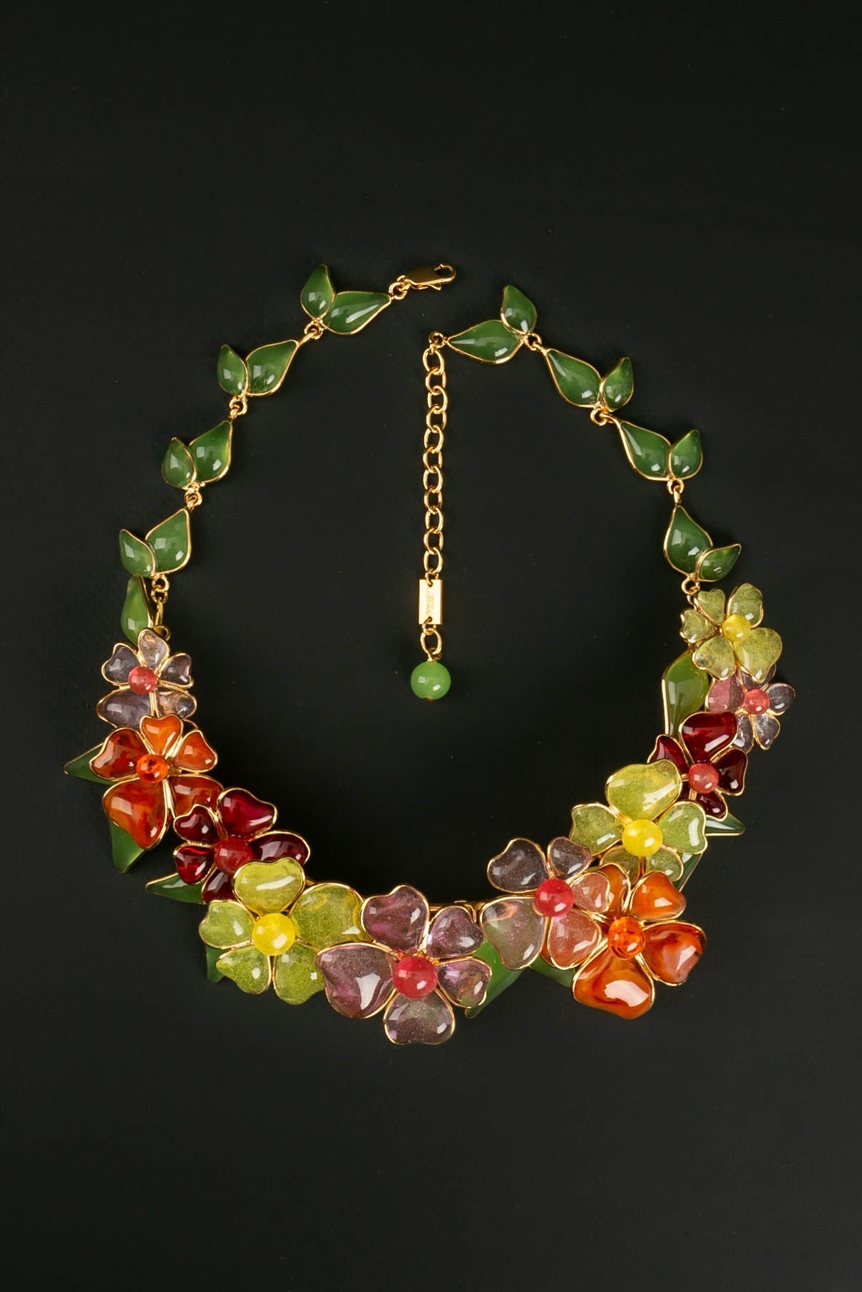 Collier en pÃƒÆ’Ã‚Â¢te de verre Augustine