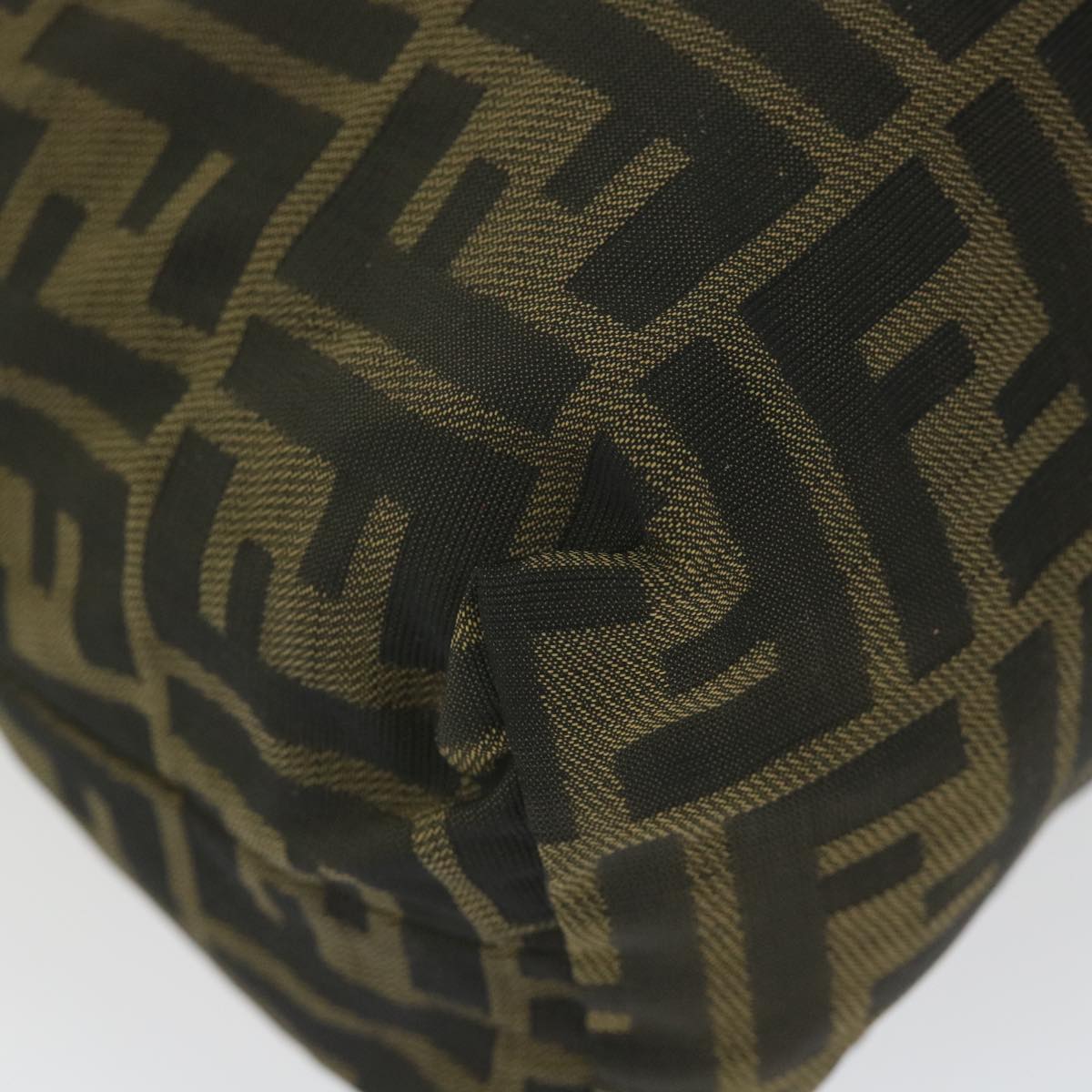 FENDI Zucca Canvas Pouch Black Brown bs10045