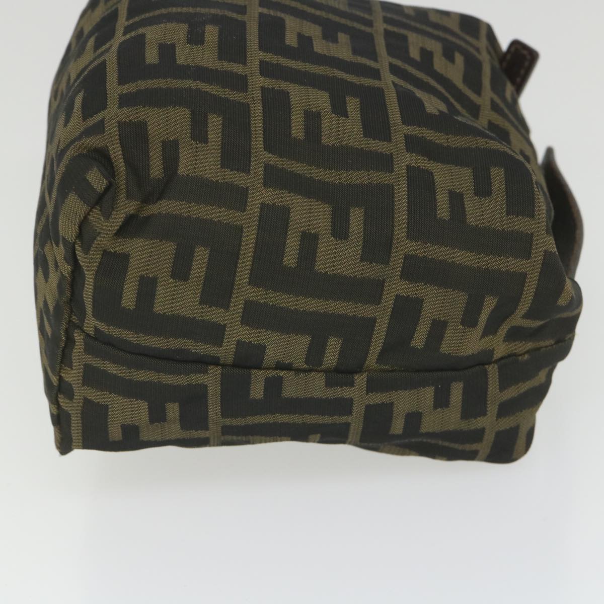 FENDI Zucca Canvas Pouch Black Brown bs10045
