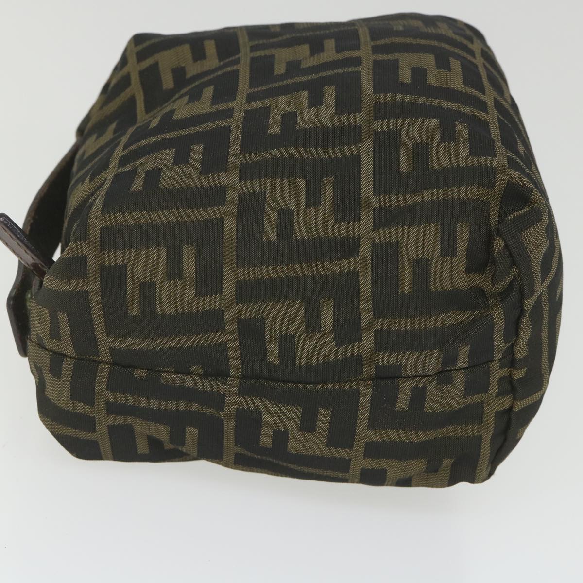 FENDI Zucca Canvas Pouch Black Brown bs10045