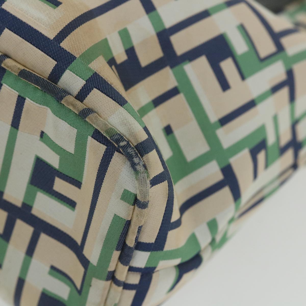 FENDI Zucca Canvas Tote Bag Green bs10046