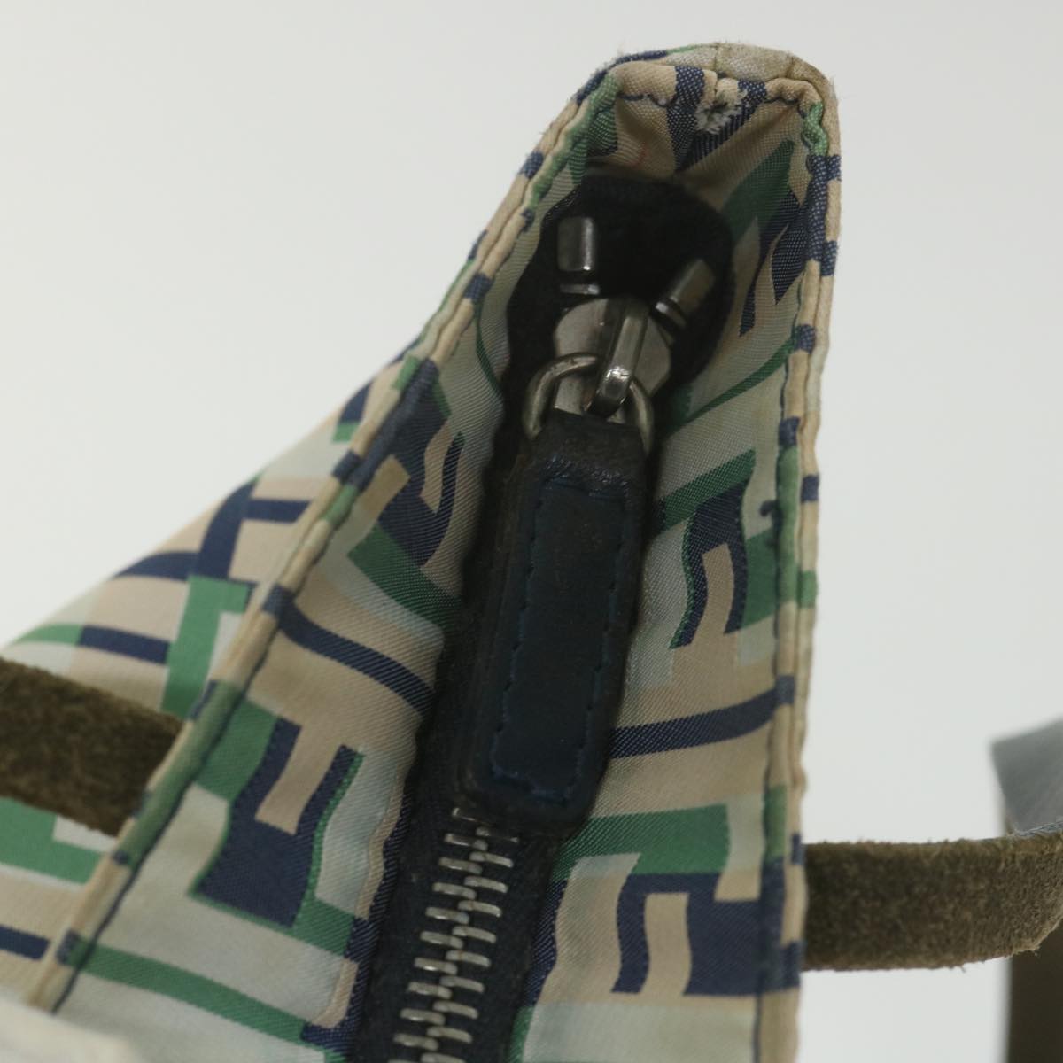 FENDI Zucca Canvas Tote Bag Green bs10046
