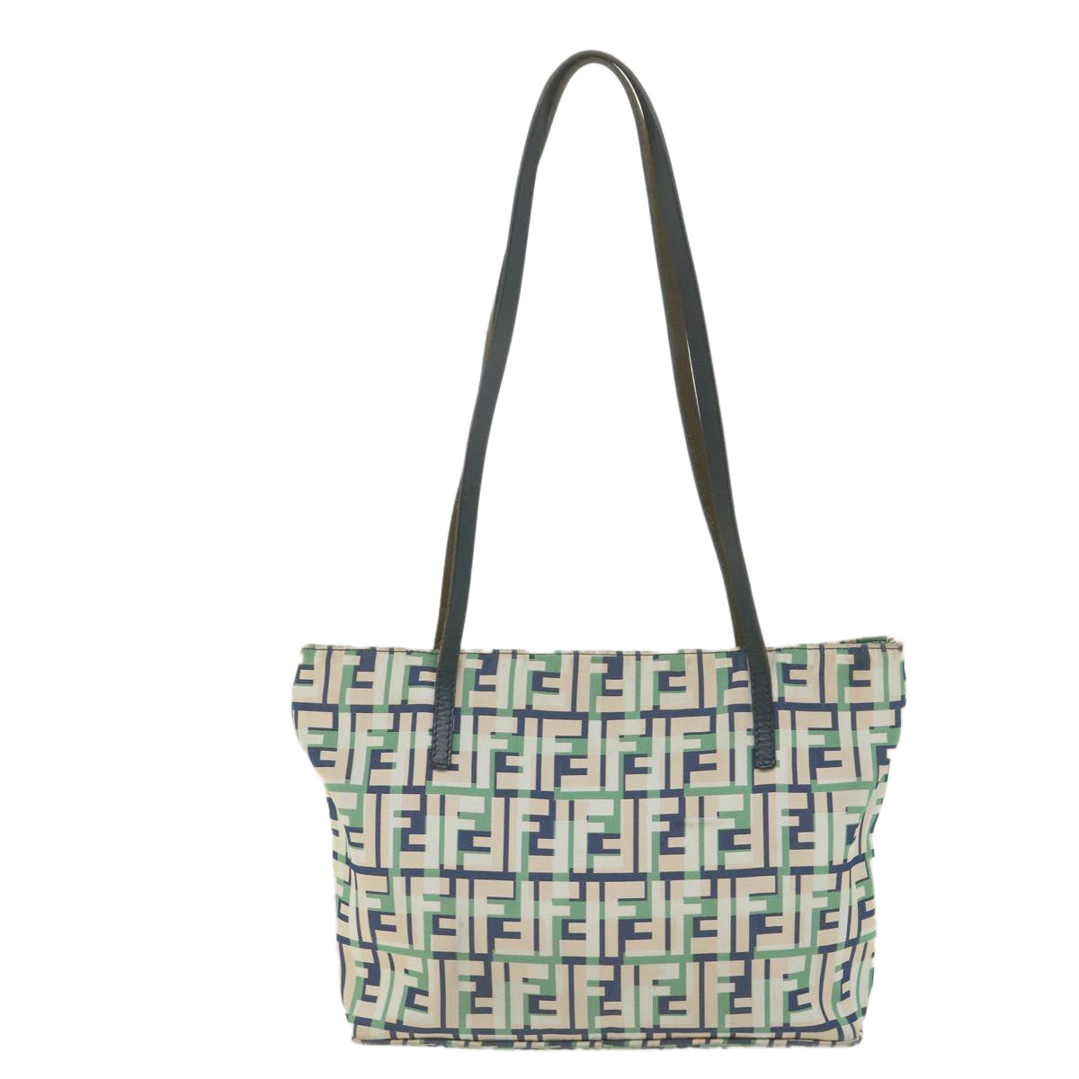FENDI Zucca Canvas Tote Bag Green bs10046