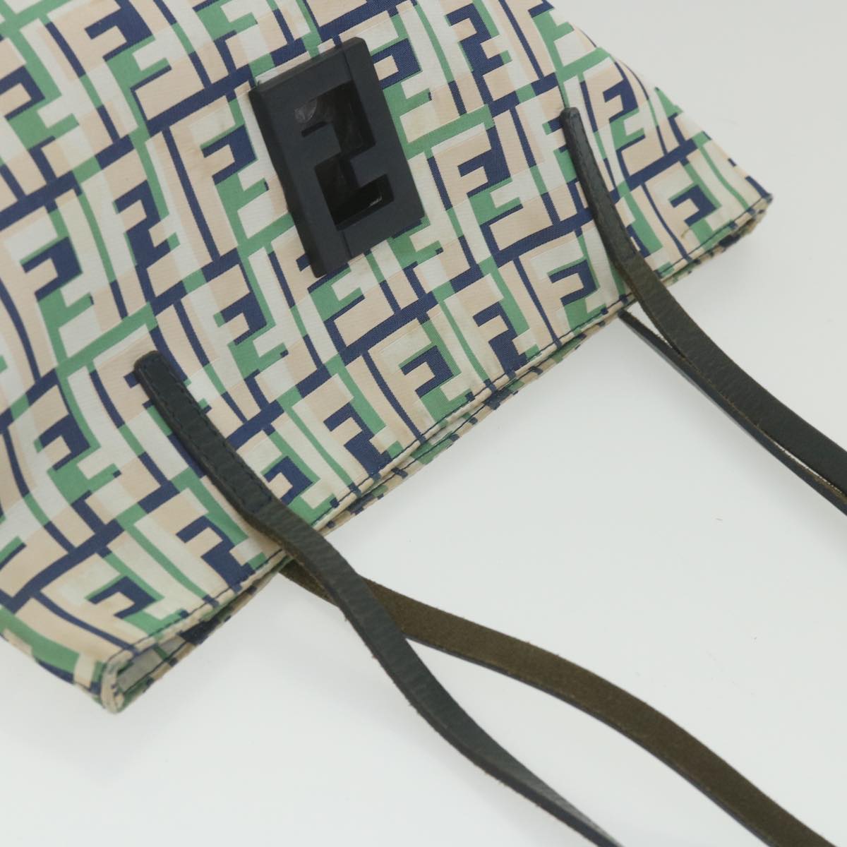 FENDI Zucca Canvas Tote Bag Green bs10046
