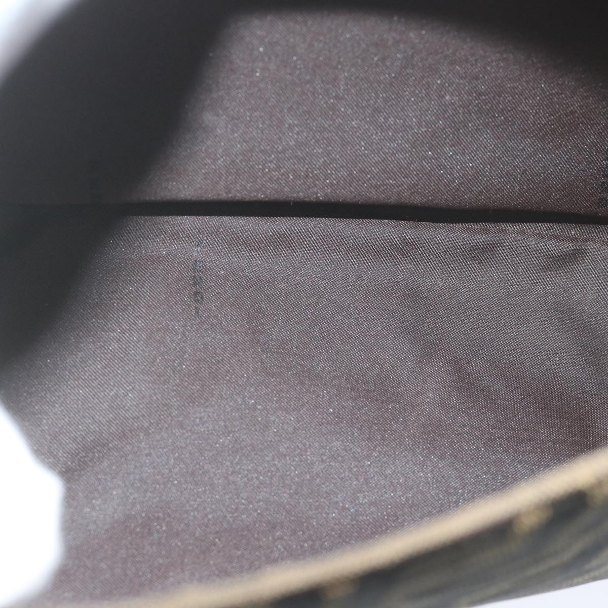 FENDI Zucca Canvas Mamma Baguette Shoulder Bag Brown bs10329