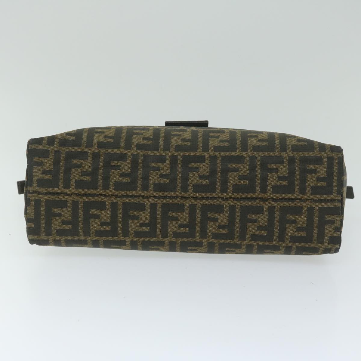FENDI Zucca Canvas Mamma Baguette Shoulder Bag Brown bs10329