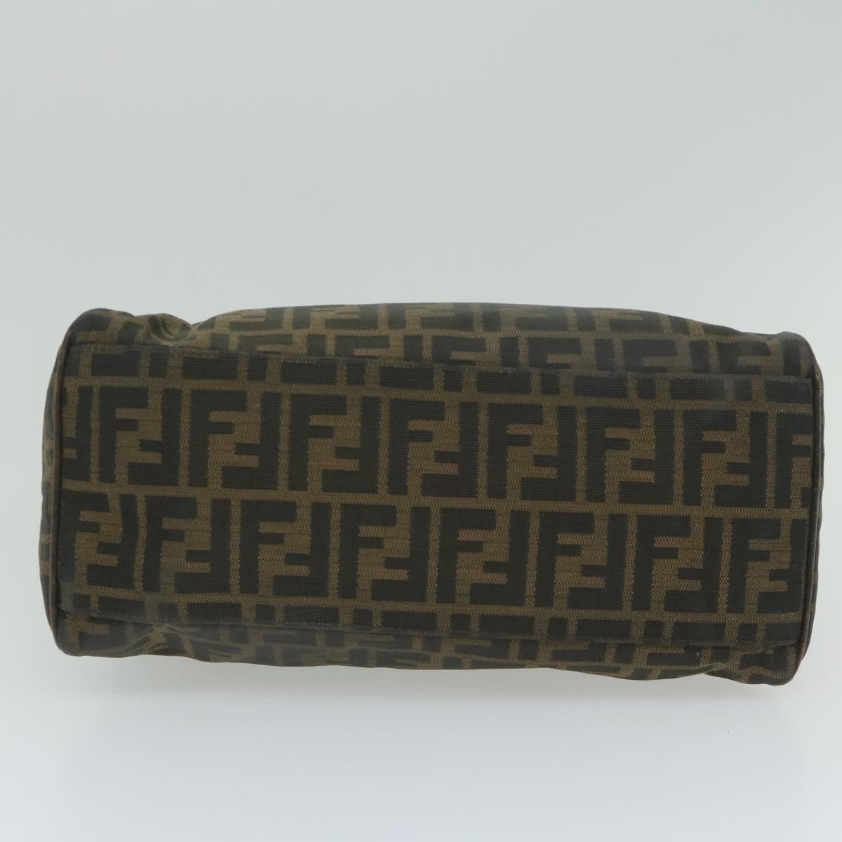 FENDI Zucca Canvas Hand Bag Black Brown bs10335