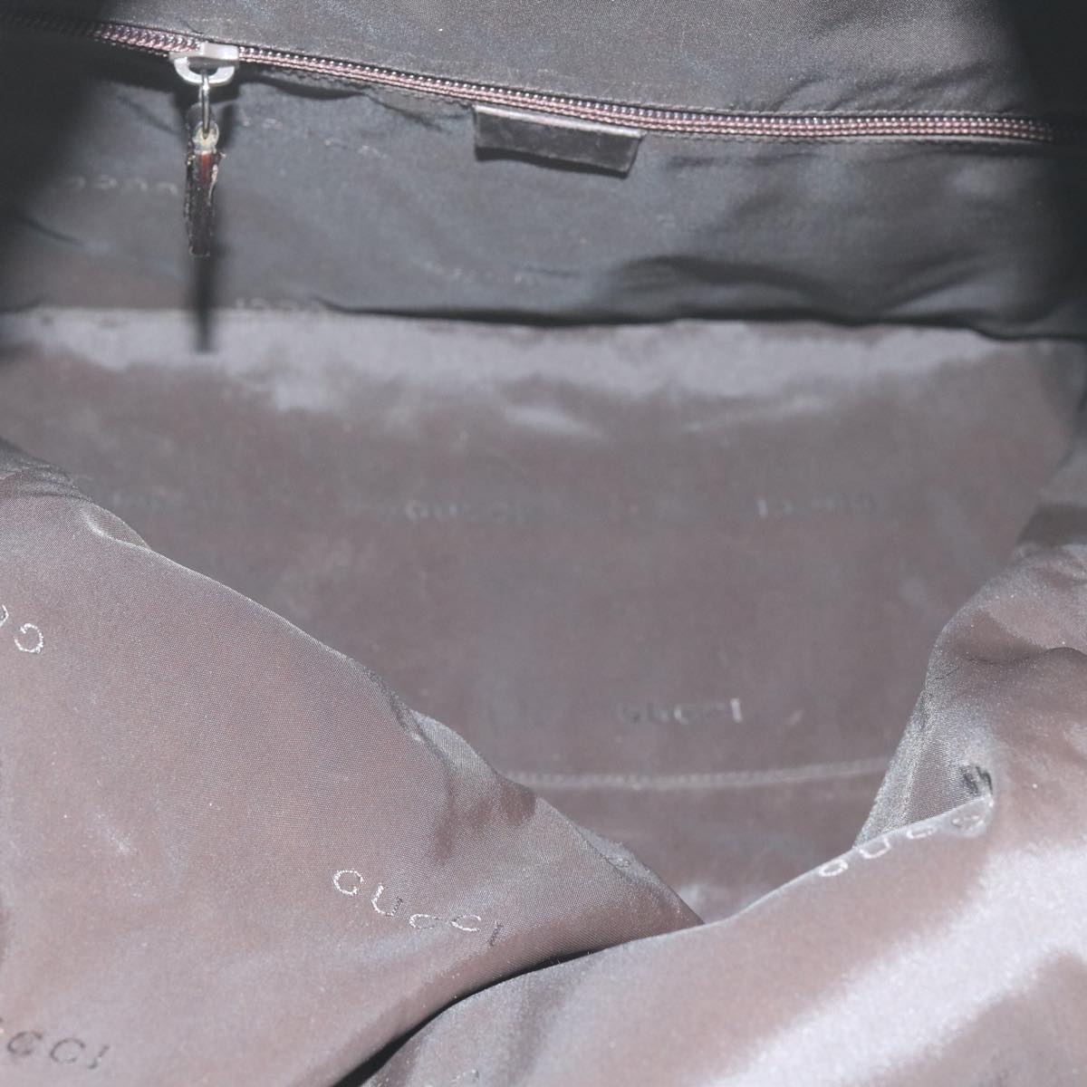 GUCCI Backpack Leather Brown 019 0302 bs10351