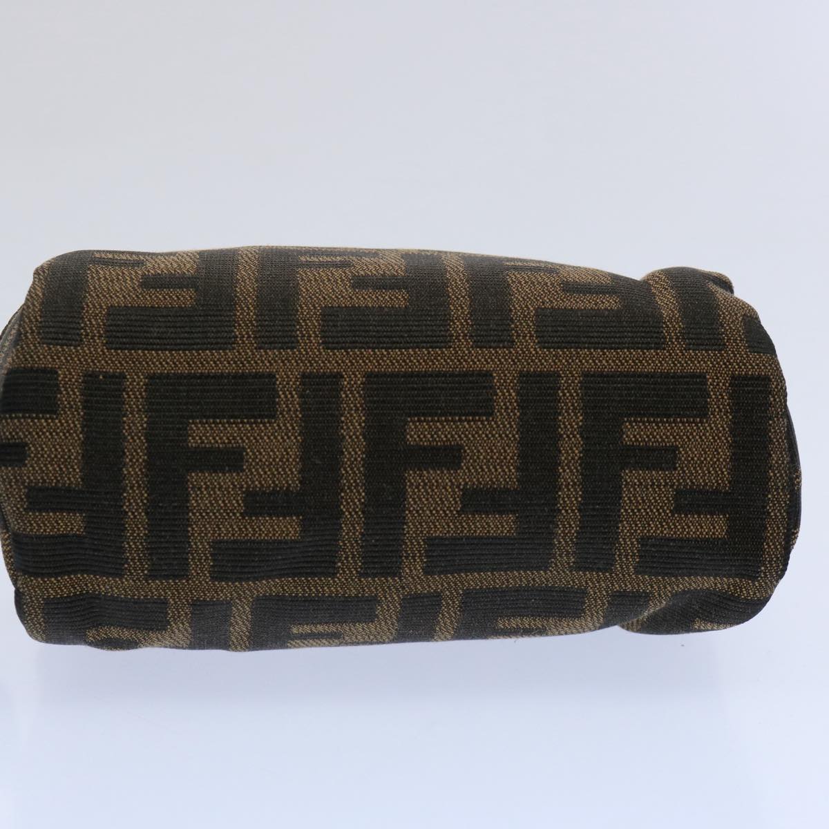 FENDI Zucca Canvas Pouch Black Brown bs10444
