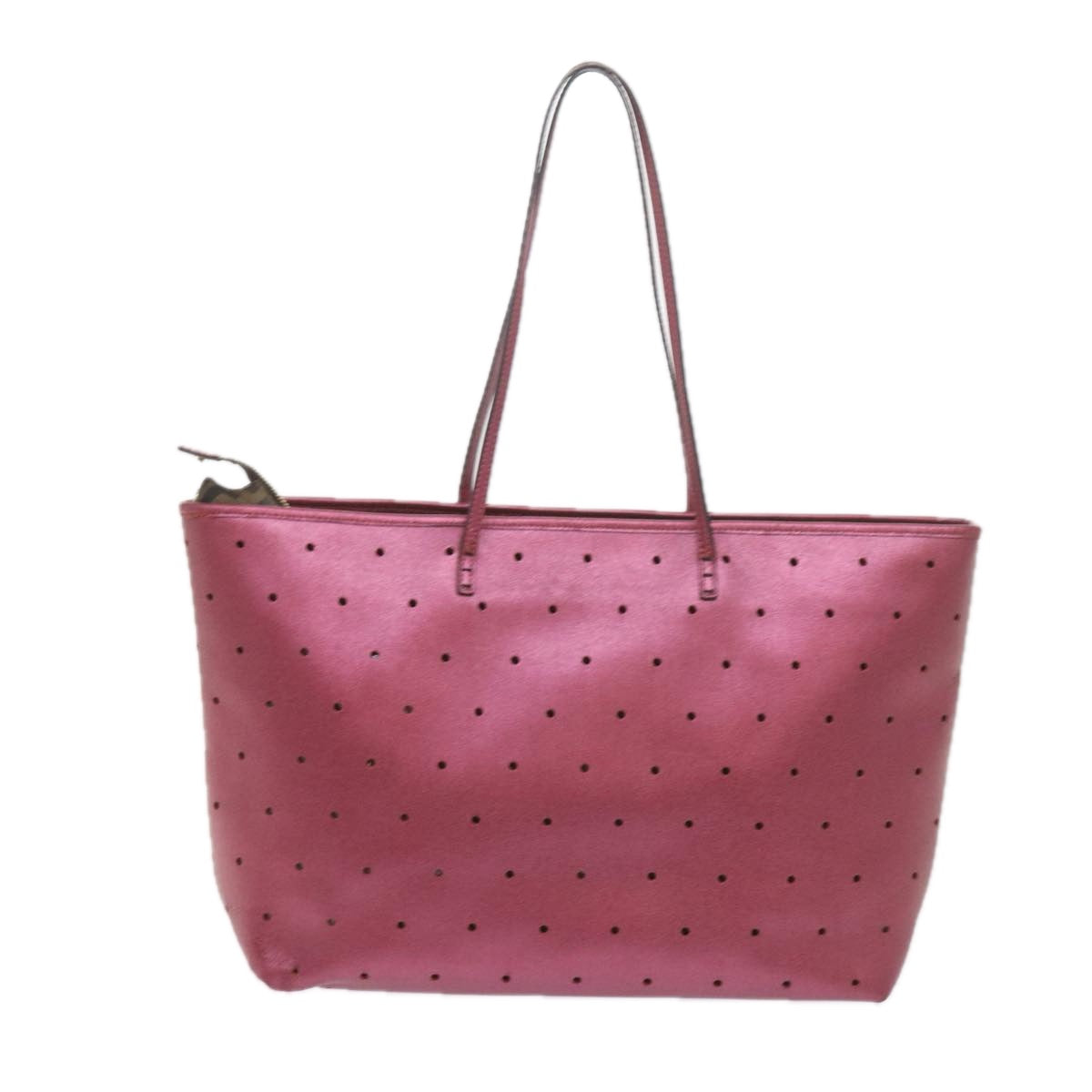 FENDI Tote Bag PVC Leather Pink bs10480