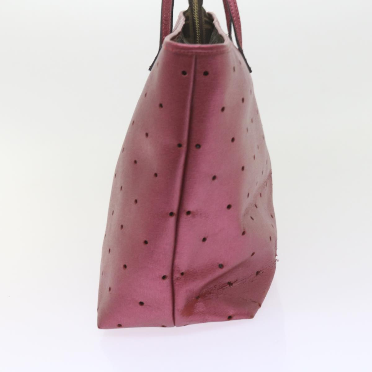 FENDI Tote Bag PVC Leather Pink bs10480