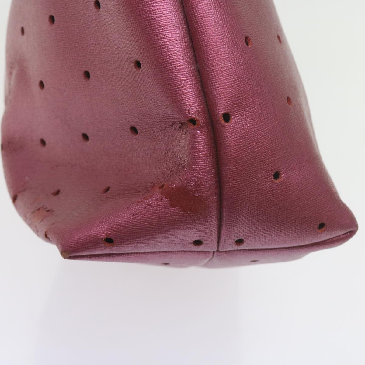 FENDI Tote Bag PVC Leather Pink bs10480