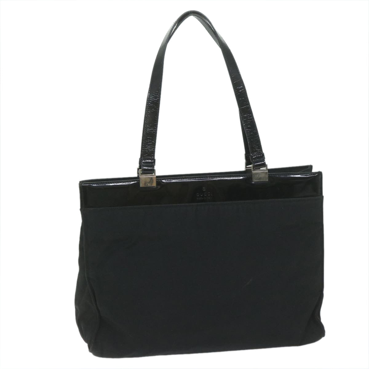 GUCCI Tote Bag Canvas Black 002 1039 002113 bs10596