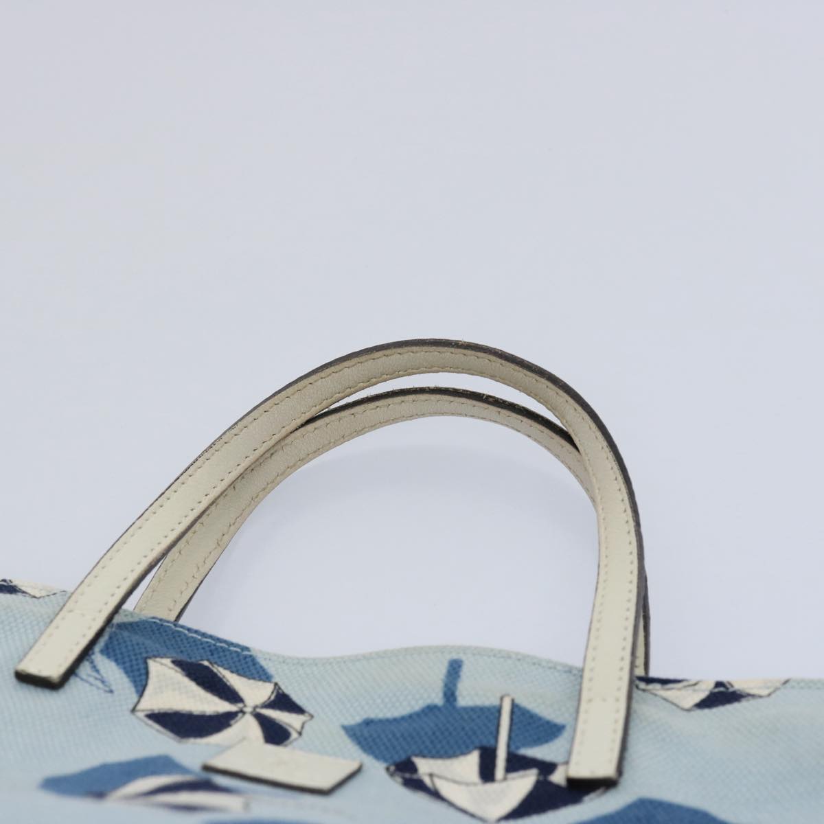 GUCCI Hand Bag Canvas Blue 284721 bs10615