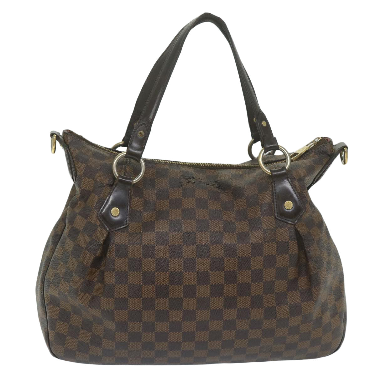 LOUIS VUITTON Damier Ebene Evora MM Tote Bag N41131 LV bs10619