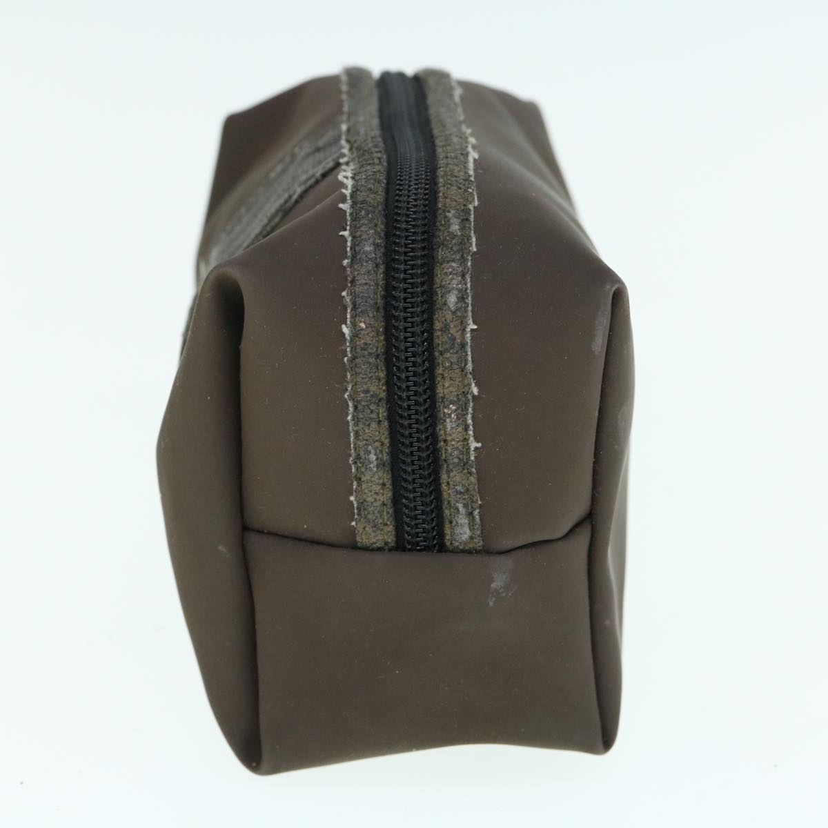 FENDI Pouch Pecan Canvas PVC 2Set Black Brown bs10625