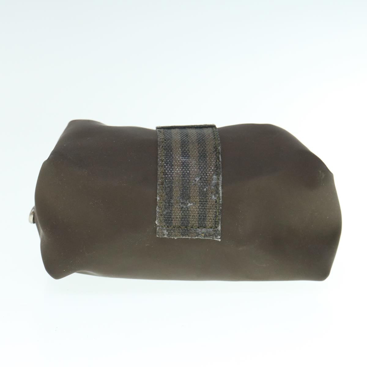 FENDI Pouch Pecan Canvas PVC 2Set Black Brown bs10625
