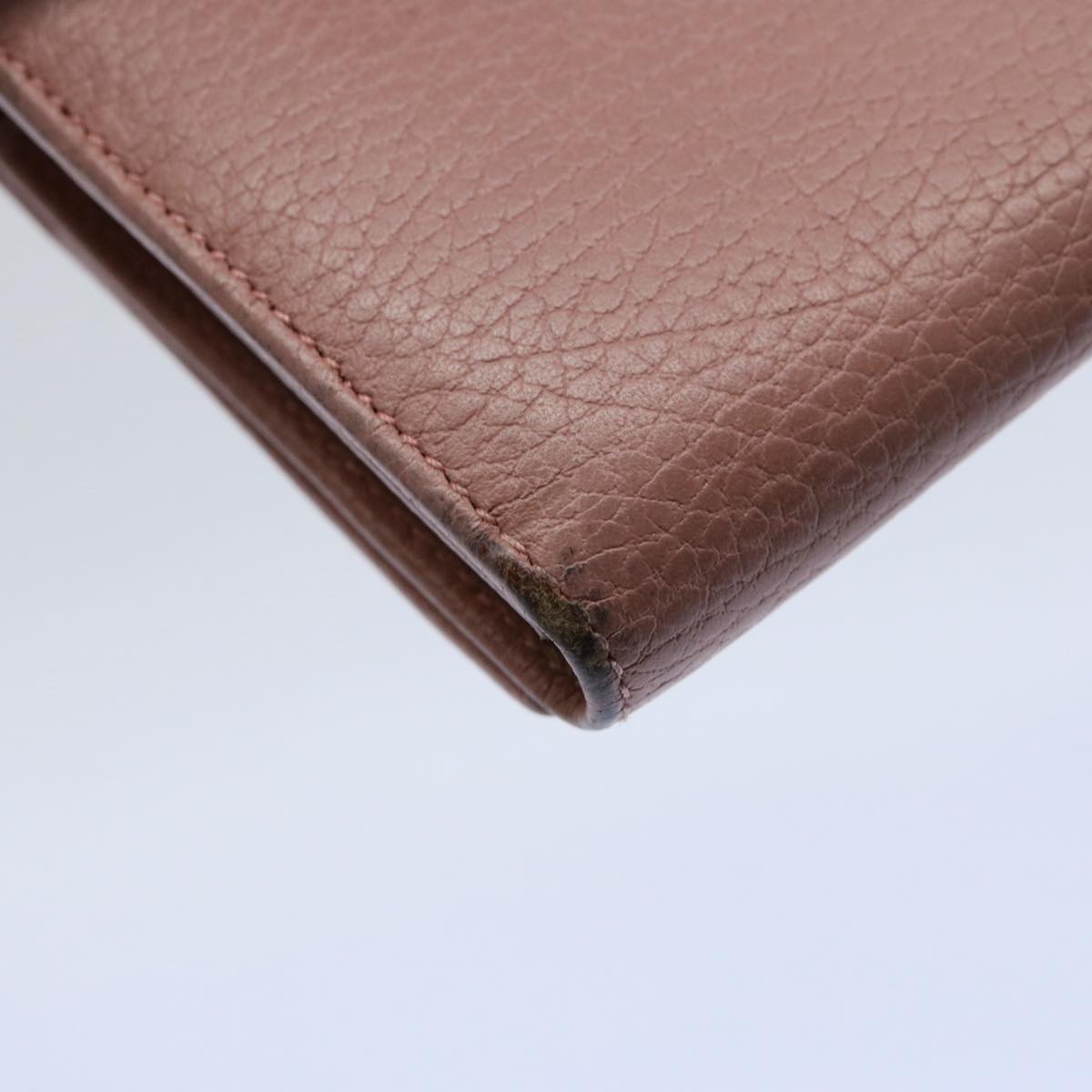 GUCCI Long Wallet Leather Pink 354498 bs10632